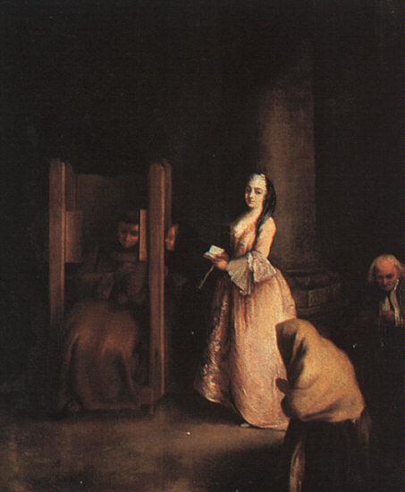 Pietro Longhi The Confession